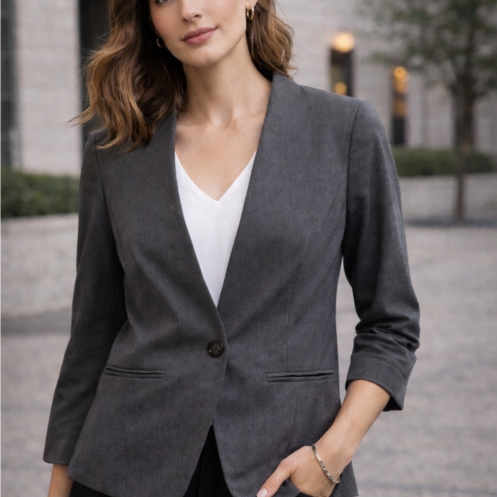 Women's Gray Blazer